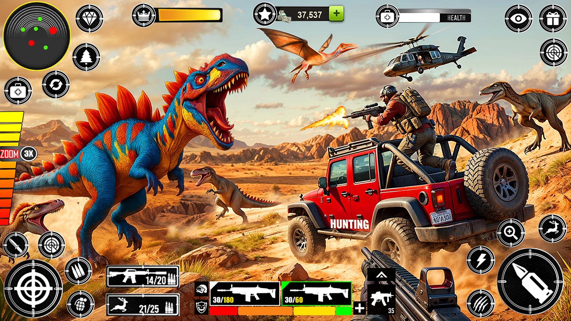 Wild Dinosaur Hunting Gun Game screenshot