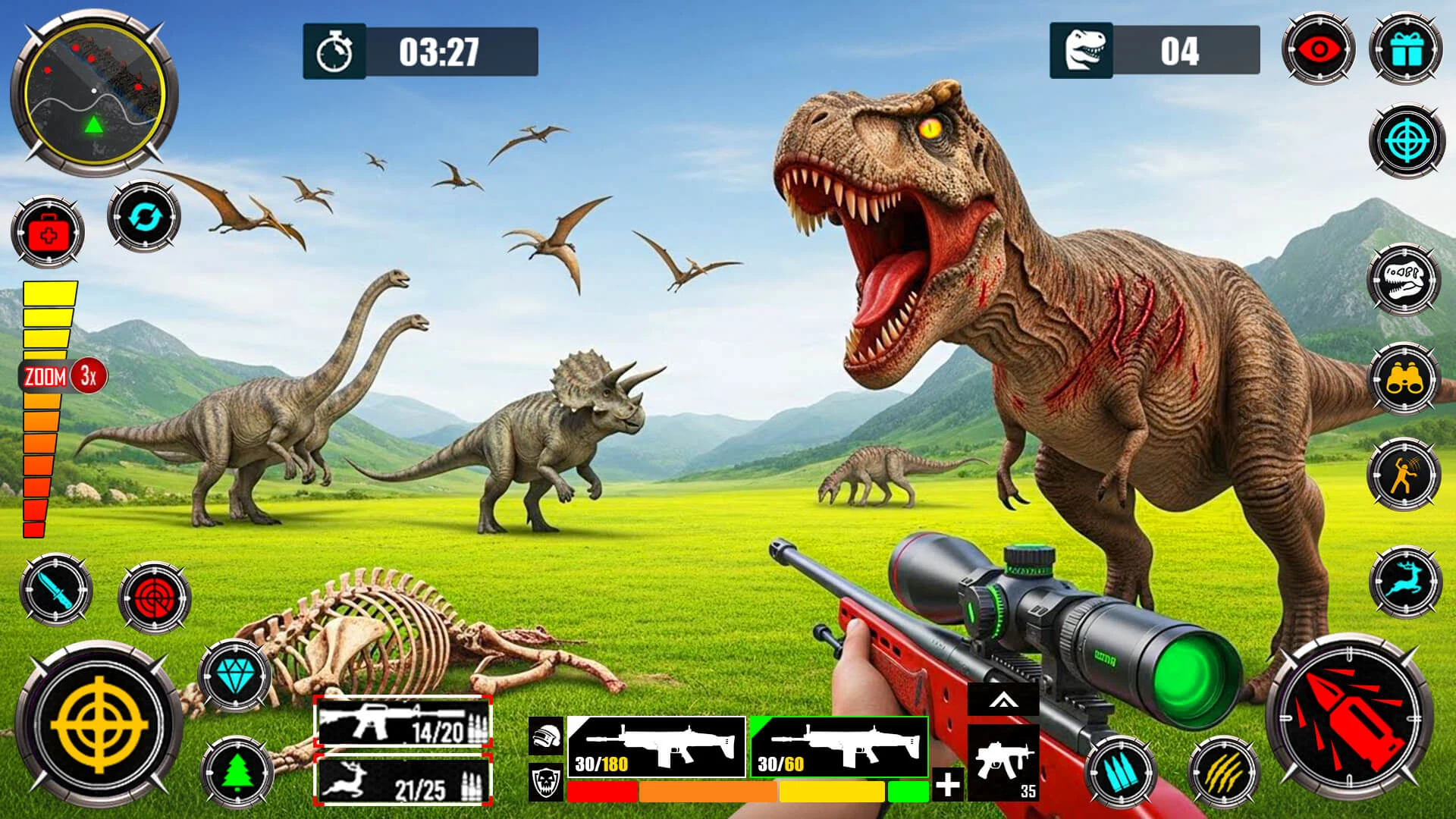 Wild Dinosaur Hunting Gun Game screenshot